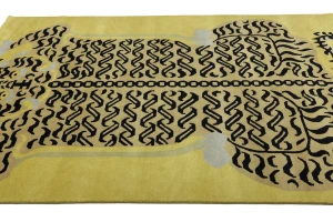 Gold Tribal 8X10 Fine Nepali Oriental Rug