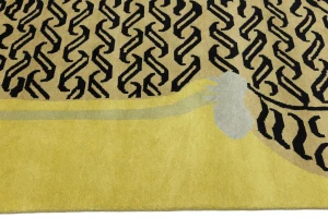 Gold Tribal 8X10 Fine Nepali Oriental Rug