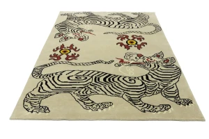 Beige Tribal 6X8 Fine Nepali Oriental Rug