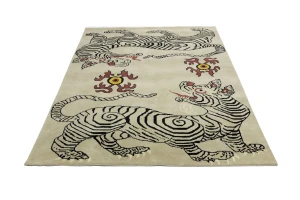 Beige Tribal 6X8 Fine Nepali Oriental Rug