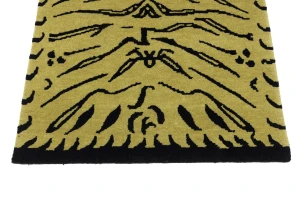 Goldish Beige Tribal 3X10 Fine Nepali Oriental Runner Rug