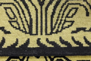 Goldish Beige Tribal 3X10 Fine Nepali Oriental Runner Rug