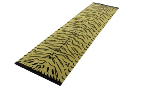 Goldish Beige Tribal 3X10 Fine Nepali Oriental Runner Rug