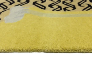 Tiger Gold Tribal 5X7 Fine Nepali Oriental Rug