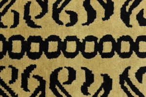 Tiger Gold Tribal 5X7 Fine Nepali Oriental Rug