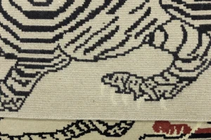 Tiger Beige Tribal 4X6 Fine Nepali Oriental Rug