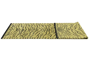 Goldish Beige Tribal 3X12 Fine Nepali Oriental Runner Rug