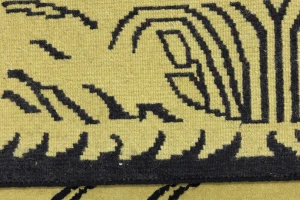 Goldish Beige Tribal 3X12 Fine Nepali Oriental Runner Rug