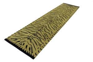 Goldish Beige Tribal 3X12 Fine Nepali Oriental Runner Rug