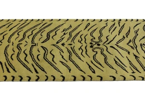 Goldish Beige Tribal 3X12 Fine Nepali Oriental Runner Rug