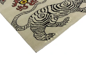 Beige Tribal 5X8 Fine Nepali Oriental Rug