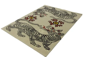 Beige Tribal 5X8 Fine Nepali Oriental Rug