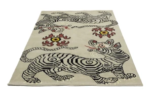 Beige Tribal 5X8 Fine Nepali Oriental Rug