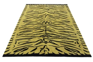 Goldish Beige Tribal 8X10 Fine Nepali Oriental Rug