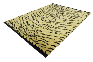 Goldish Beige Tribal 8X10 Fine Nepali Oriental Rug