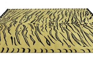 Goldish Beige Tribal 8X10 Fine Nepali Oriental Rug