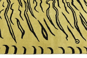 Goldish Beige Tribal 8X10 Fine Nepali Oriental Rug