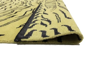 Goldish Beige Tribal 5X8 Fine Nepali Oriental Rug