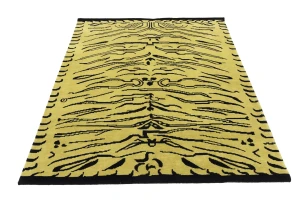 Goldish Beige Tribal 5X8 Fine Nepali Oriental Rug