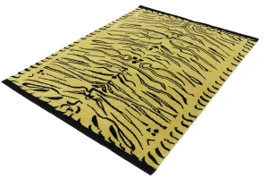 Goldish Beige Tribal 5X8 Fine Nepali Oriental Rug