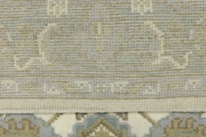 Cream Floral 4X4 Oushak Oriental Square Rug
