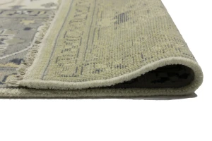 Cream Floral 8X8 Oushak Oriental Square Rug