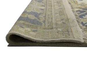 Cream Floral 12X15 Oushak Oriental Rug
