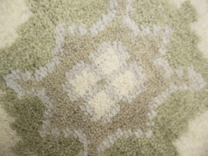 Cream Floral 12X24 Oushak Chobi Oriental Rug