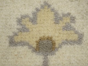 Cream Floral 10X20 Oushak Oriental Rug