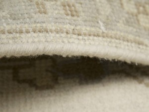 Cream Floral 10X20 Oushak Oriental Rug