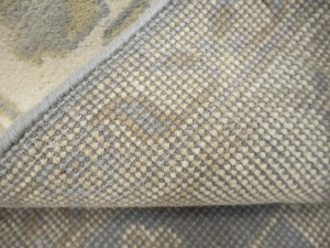Gray Floral 10X20 Oushak Oriental Rug