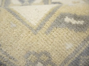 Cream Floral 10X20 Oushak Chobi Oriental Rug