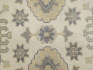 Cream Floral 10X20 Oushak Chobi Oriental Rug