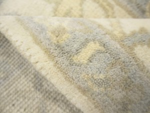 Cream Floral 10X19 Oushak Oriental Rug