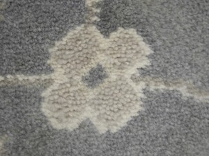 Gray Floral 9X18 Oushak Chobi Oriental Rug