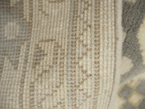 Cream Floral 9X18 Oushak Chobi Oriental Rug