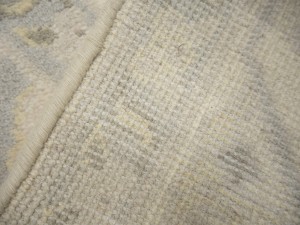 Cream Floral 9X18 Oushak Oriental Rug
