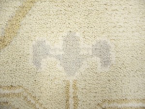 Beige Floral 9X18 Oushak Oriental Rug