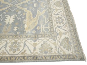 Gray Floral 8X16 Oushak Oriental Rug