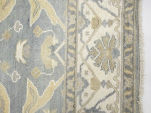 Gray Floral 8X16 Oushak Oriental Rug