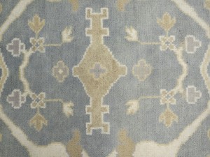 Gray Floral 8X16 Oushak Oriental Rug