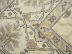 Cream Floral 8X16 Oushak Oriental Rug
