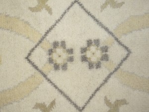 Cream Floral 8X16 Oushak Oriental Rug