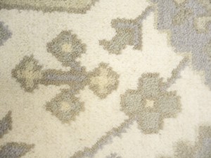 Cream Floral 8X16 Oushak Chobi Oriental Rug