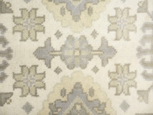 Cream Floral 8X16 Oushak Chobi Oriental Rug