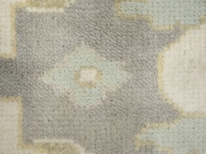 Cream Floral 8X16 Oushak Oriental Rug