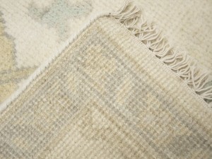 Cream Floral 8X16 Oushak Oriental Rug