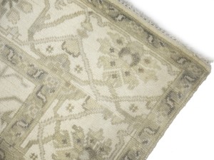Cream Floral 8X16 Oushak Oriental Rug