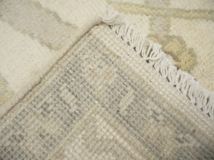Cream Floral 8X16 Oushak Oriental Rug
