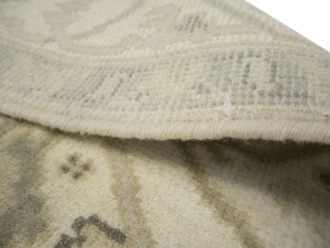 Cream Floral 8X16 Oushak Oriental Rug
